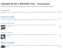 Tablet Screenshot of juzgadofuensaldana.blogspot.com