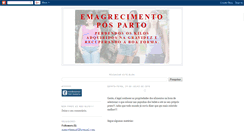 Desktop Screenshot of emagrecimentoposparto.blogspot.com