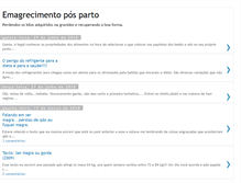 Tablet Screenshot of emagrecimentoposparto.blogspot.com