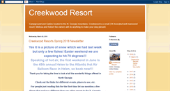 Desktop Screenshot of creekwoodresort.blogspot.com