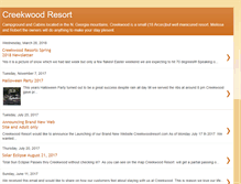 Tablet Screenshot of creekwoodresort.blogspot.com