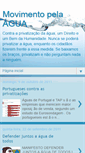 Mobile Screenshot of movimentopelaagua.blogspot.com