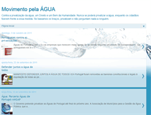 Tablet Screenshot of movimentopelaagua.blogspot.com
