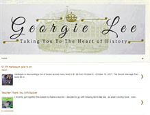 Tablet Screenshot of georgielee.blogspot.com