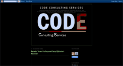 Desktop Screenshot of code-ist-codeconsultingservices.blogspot.com