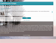 Tablet Screenshot of earthsoundkirtan.blogspot.com