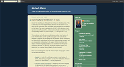 Desktop Screenshot of mutedalarm.blogspot.com