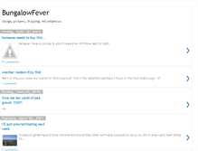 Tablet Screenshot of bungalowfever.blogspot.com