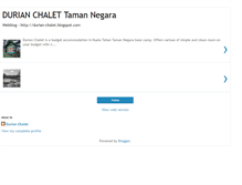 Tablet Screenshot of durian-chalet.blogspot.com