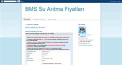 Desktop Screenshot of bmssuaritmafiyatlari.blogspot.com