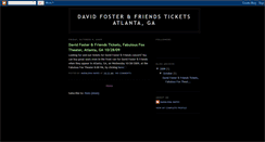 Desktop Screenshot of david-foster-and-friends-atlanta-ga.blogspot.com