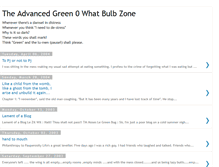 Tablet Screenshot of green0whatbulb.blogspot.com