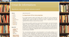 Desktop Screenshot of cozasdeinformaticos.blogspot.com