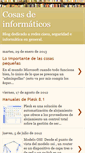 Mobile Screenshot of cozasdeinformaticos.blogspot.com