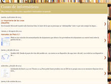 Tablet Screenshot of cozasdeinformaticos.blogspot.com