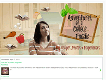 Tablet Screenshot of collegefoodie-rrc.blogspot.com