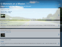 Tablet Screenshot of gmommasmission.blogspot.com