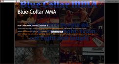 Desktop Screenshot of bluecollarmma.blogspot.com