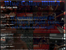 Tablet Screenshot of bluecollarmma.blogspot.com