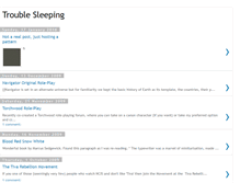 Tablet Screenshot of latenightstroublesleeping.blogspot.com