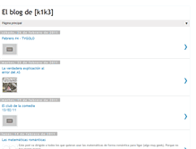 Tablet Screenshot of elblogdek1k3.blogspot.com