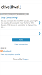 Mobile Screenshot of clivelilwall.blogspot.com