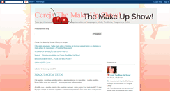 Desktop Screenshot of cerejamakeupshow.blogspot.com