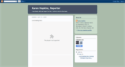 Desktop Screenshot of karenhopkinsreports.blogspot.com