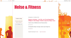 Desktop Screenshot of helse-fitness.blogspot.com