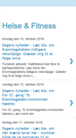 Mobile Screenshot of helse-fitness.blogspot.com