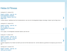 Tablet Screenshot of helse-fitness.blogspot.com