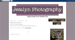 Desktop Screenshot of jesalynphotography.blogspot.com