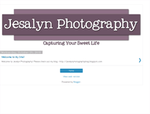 Tablet Screenshot of jesalynphotography.blogspot.com