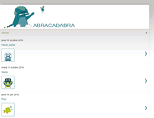 Tablet Screenshot of abracadabradje.blogspot.com