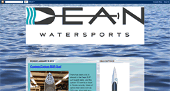 Desktop Screenshot of deanwatersports.blogspot.com