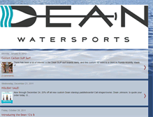 Tablet Screenshot of deanwatersports.blogspot.com