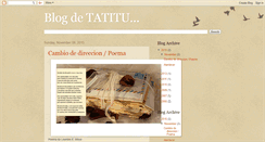 Desktop Screenshot of blogdetatitu.blogspot.com