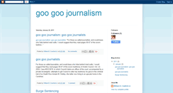 Desktop Screenshot of googoojournalism.blogspot.com