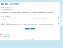 Tablet Screenshot of googoojournalism.blogspot.com