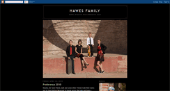 Desktop Screenshot of hawesfamily6.blogspot.com