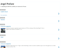 Tablet Screenshot of angelprofane.blogspot.com