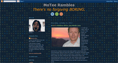 Desktop Screenshot of moteerambles.blogspot.com