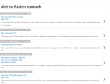 Tablet Screenshot of diettoflattenstomach.blogspot.com