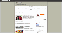 Desktop Screenshot of ollacriolla.blogspot.com