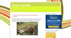 Desktop Screenshot of mostpopulamerica.blogspot.com