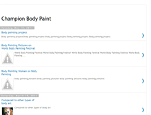 Tablet Screenshot of champion-body-paint.blogspot.com