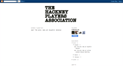 Desktop Screenshot of hackneyplayersassociation.blogspot.com