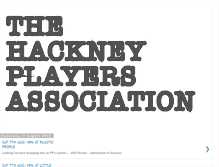 Tablet Screenshot of hackneyplayersassociation.blogspot.com