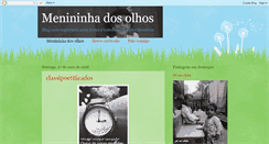 Desktop Screenshot of menininhadosolhos.blogspot.com