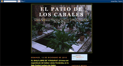 Desktop Screenshot of elpatiodeloscabales.blogspot.com